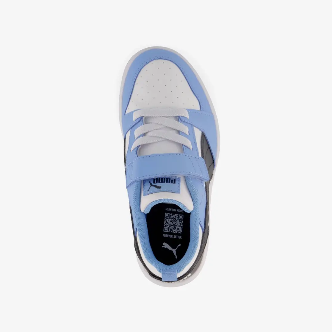 PUMA Rebound V6 Lo AC+ PS Sneakers - Team Light Blue/Black/White - afbeelding 2 van 6