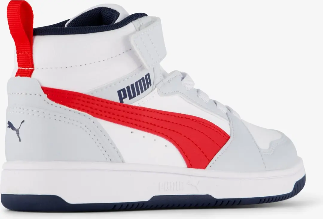 PUMA Puma Rebound V6 Mid AC+ PS FALSE Sneakers - Silver Mist-Club Navy-For All Time Red - afbeelding 6 van 6