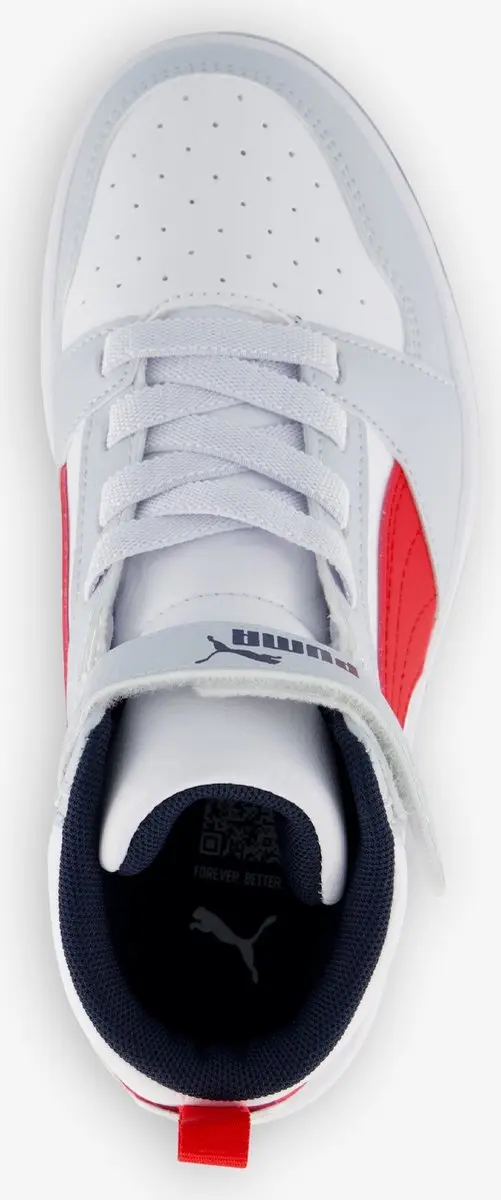 PUMA Puma Rebound V6 Mid AC+ PS FALSE Sneakers - Silver Mist-Club Navy-For All Time Red - afbeelding 3 van 6