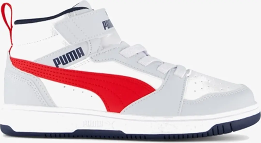 PUMA Puma Rebound V6 Mid AC+ PS FALSE Sneakers - Silver Mist-Club Navy-For All Time Red - afbeelding 2 van 6