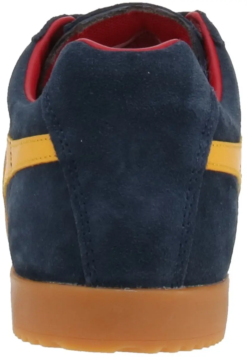 Gola Harrier Suede Heren Sneaker - Navy/Rood - afbeelding 6 van 6