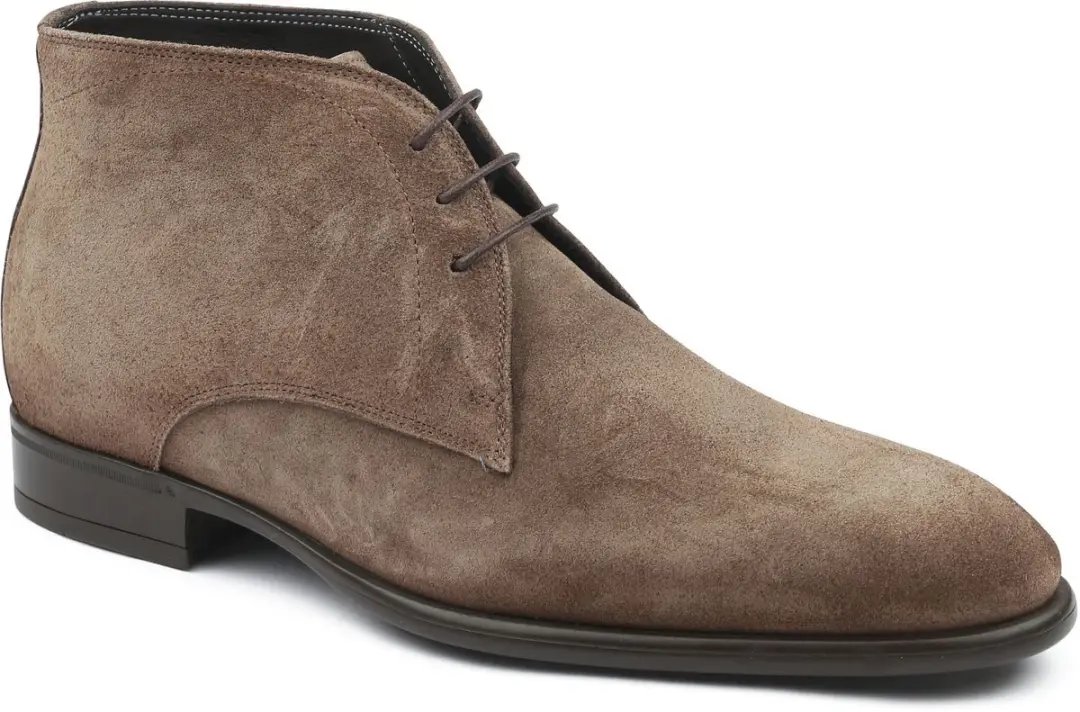 Giorgio Boy Suede Heren Nette Schoenen - Bruin - Maat 45 - afbeelding 2 van 6