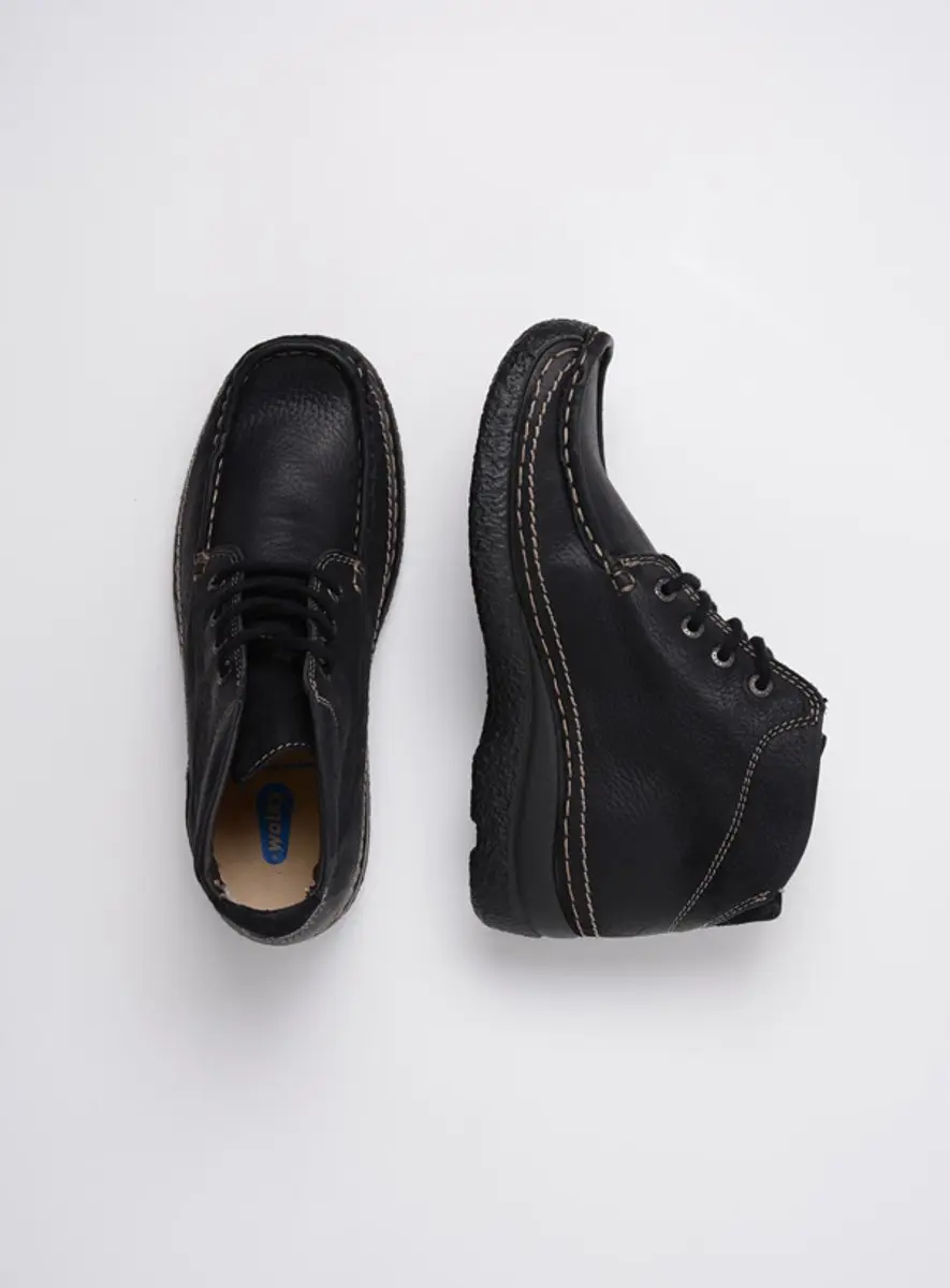 Wolky Roll Shoot Dames Hoge Veterschoenen 41 - Zwart - afbeelding 5 van 6