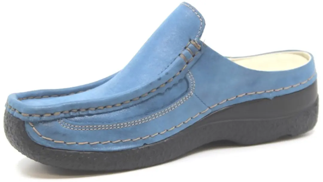 Wolky Dames Klompen 06202 Roll Slide - Blauw - afbeelding 4 van 6