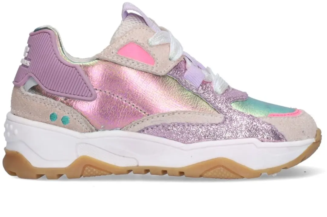 Cody Chunky Lage Sneakers Meisjes Multicolor