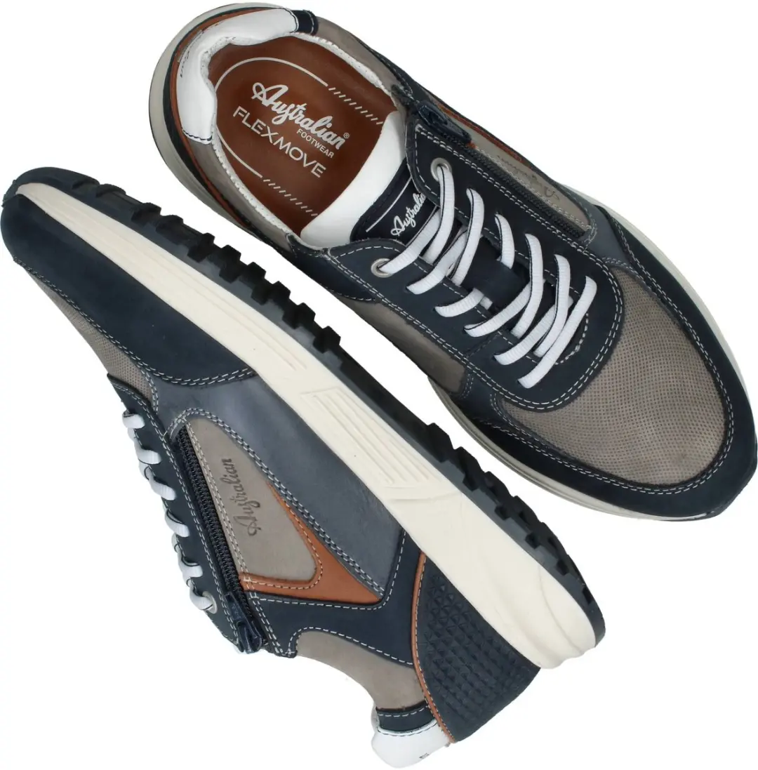 Australian Hawker Heren Sneakers - Blauw - Maat 41 - afbeelding 6 van 6
