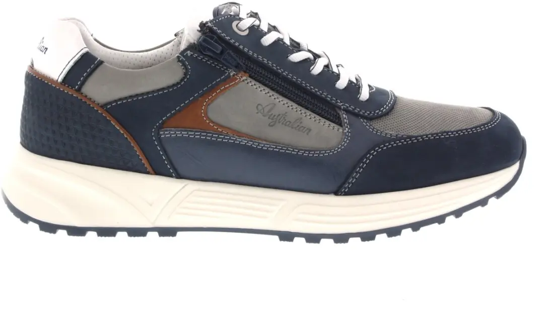 Heren Sneakers Australian Hawker Blue-grey Blauw