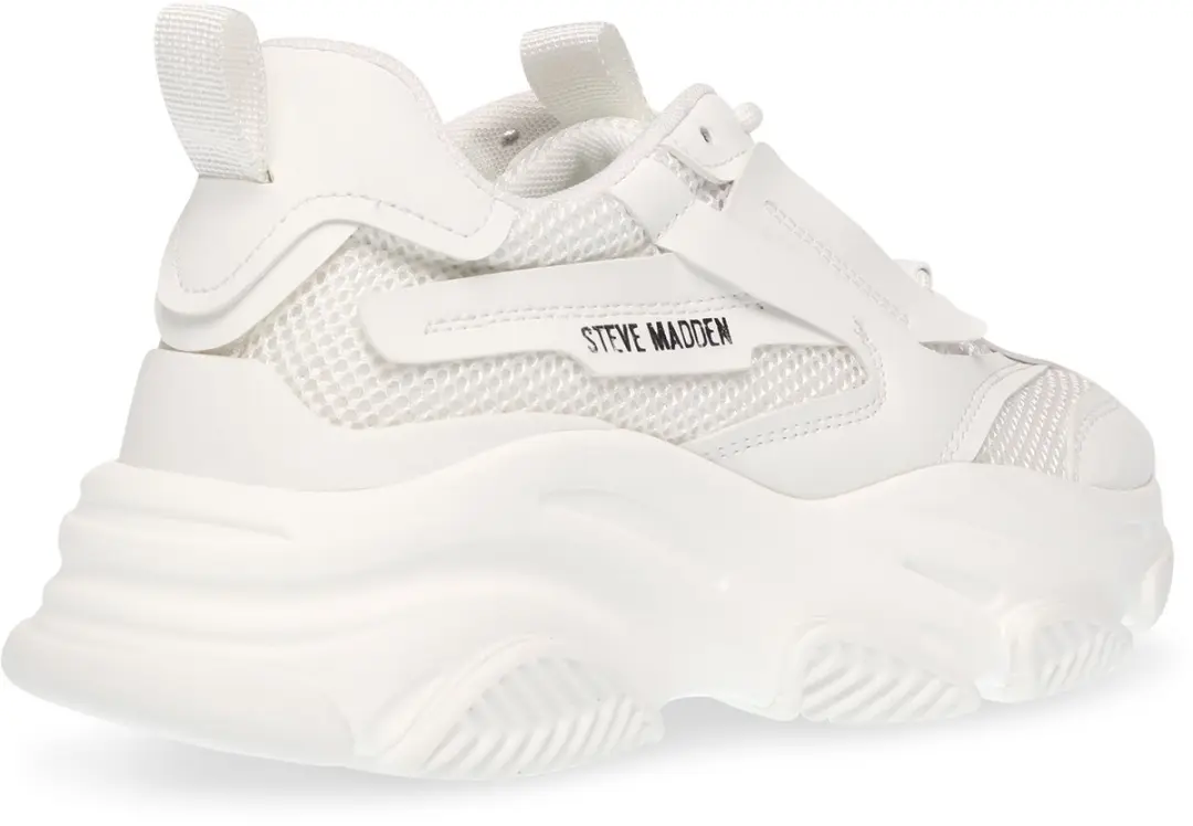 Steve Madden Possession Dames Sneakers - Wit - Maat 38