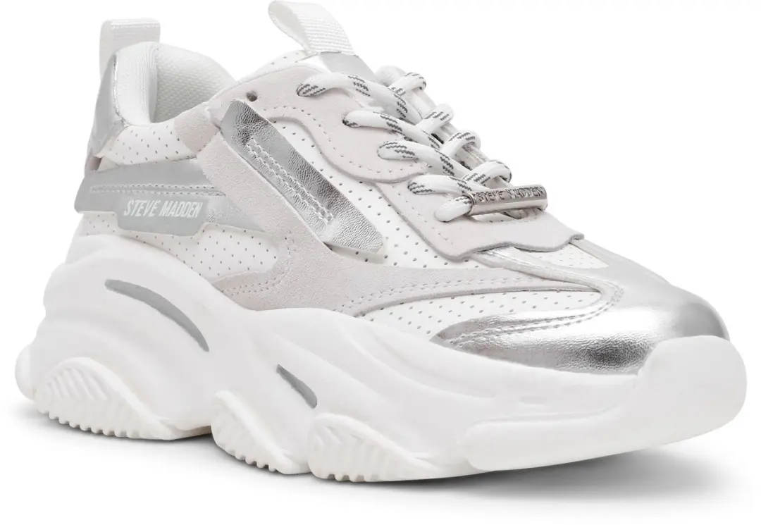 Steve Madden Posses-Perf Sneakers 40 - Wit