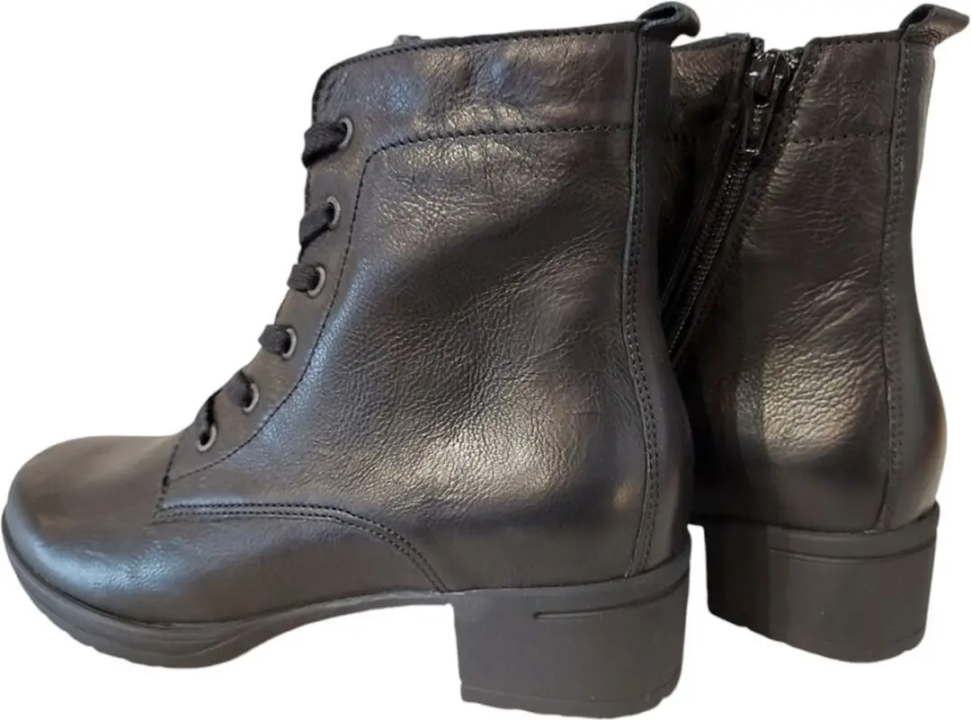 Hartjes Veterboot 172.0242/99 Korte Laarzen - Zwart - afbeelding 4 van 6