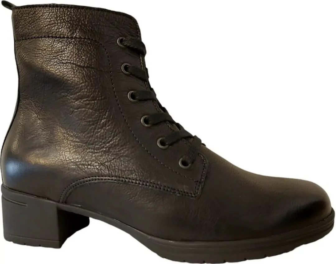 Hartjes Veterboot 172.0242/99 Korte Laarzen - Zwart - afbeelding 2 van 6