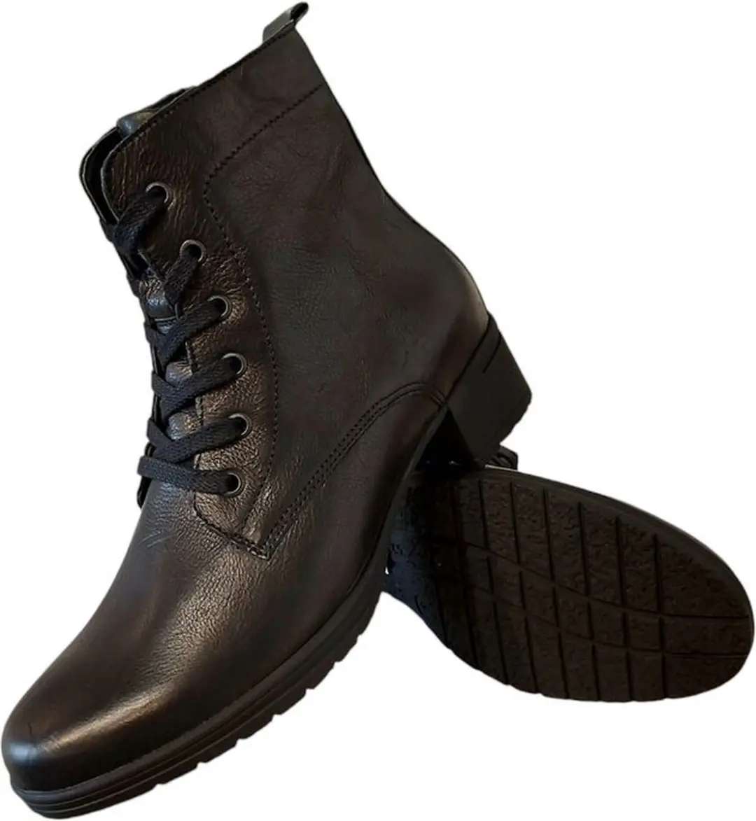 Hartjes Veterboot 172.0242/99 Korte Laarzen - Zwart - afbeelding 3 van 6