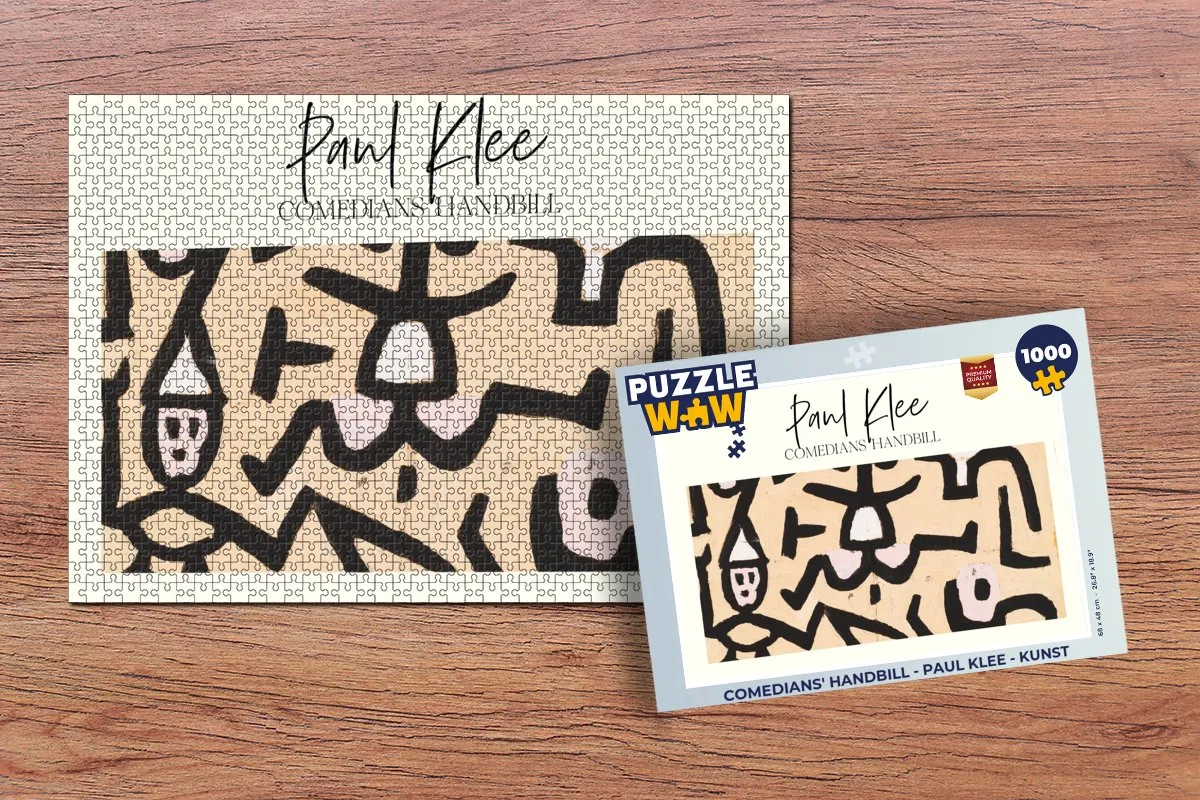 PuzzleWow Legpuzzel Paul Klee 1000 Stuks - Multicolor