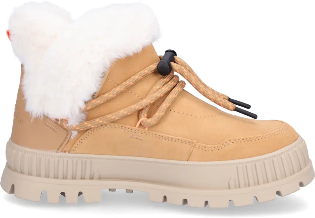 Palladium Pallaschock Lo Hiver Hoge Sneakers - Cognac 41