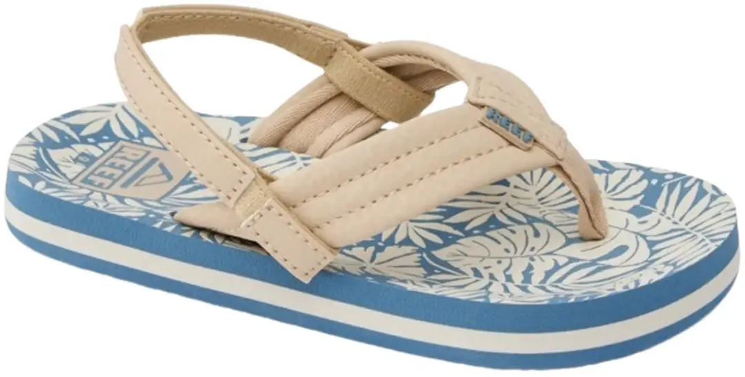 Reef Little Ahi Teenslipper CJ6622 - 26 - Beige/Blauw - afbeelding 3 van 6