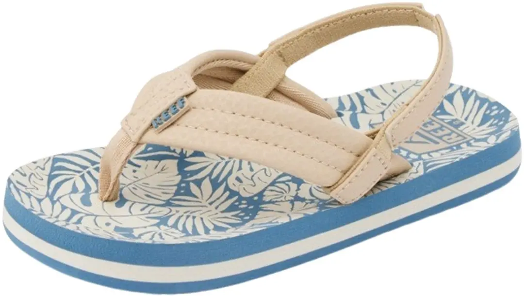 Reef Little Ahi Teenslipper CJ6622 - 26 - Beige/Blauw - afbeelding 4 van 6