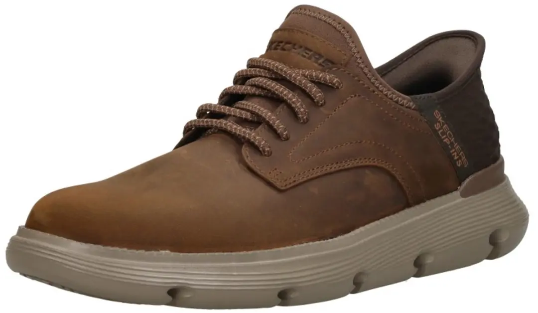Skechers Garza Gervin Heren Instappers - Bruin - afbeelding 4 van 6