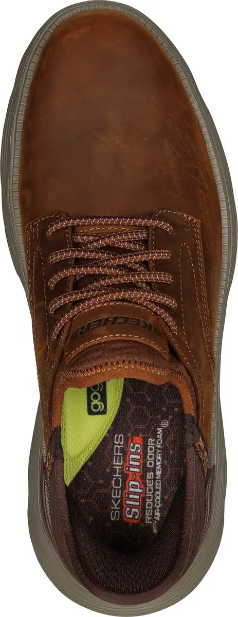 Skechers Garza Gervin Heren Instappers - Bruin - afbeelding 5 van 6