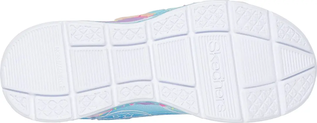 Skechers Mermaid Dreams Meisjes Sneakers - 35 - Blauw - afbeelding 6 van 6