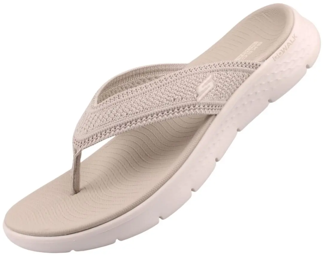 Skechers Go Walk Flex Holly Teenslipper - Taupe - afbeelding 5 van 6