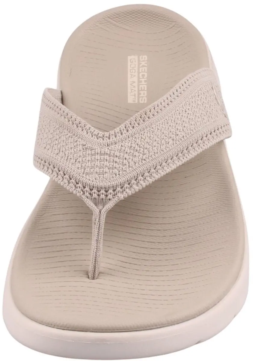 Skechers Go Walk Flex Holly Teenslipper - Taupe - afbeelding 6 van 6