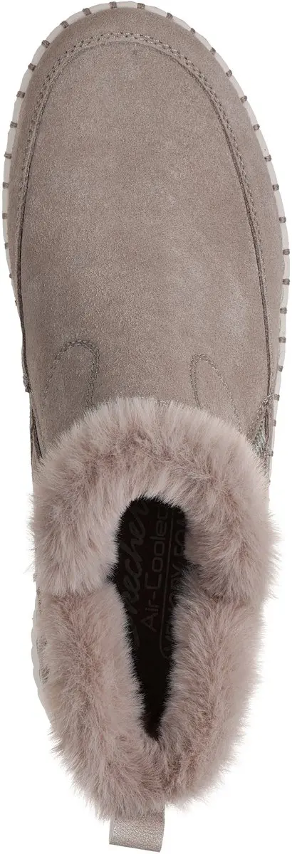 Skechers Wilshire Blvd Fresh Zip Dames Instappers - Taupe - afbeelding 4 van 6