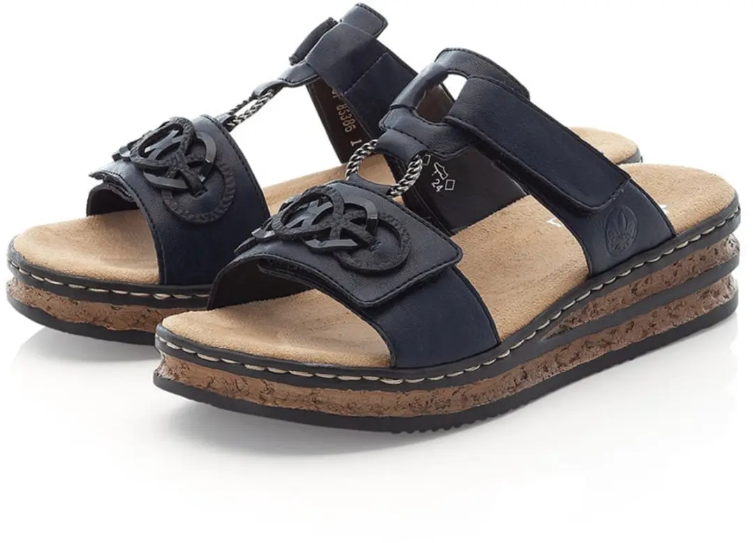 Rieker Ring Slippers Blauw - Maat 38 - afbeelding 6 van 6