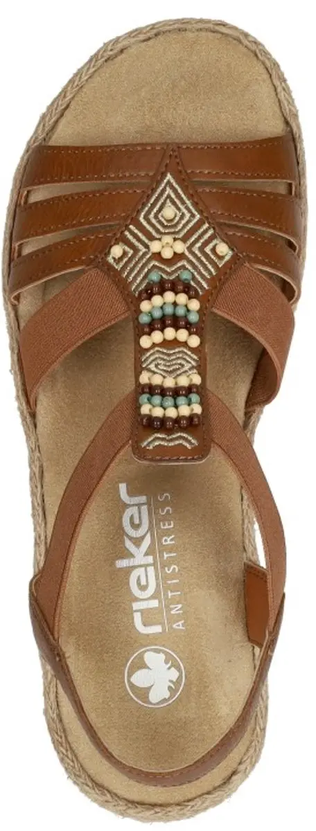 Rieker Sandalen 217505 - Dames - Maat 37 - Bruin - afbeelding 4 van 6