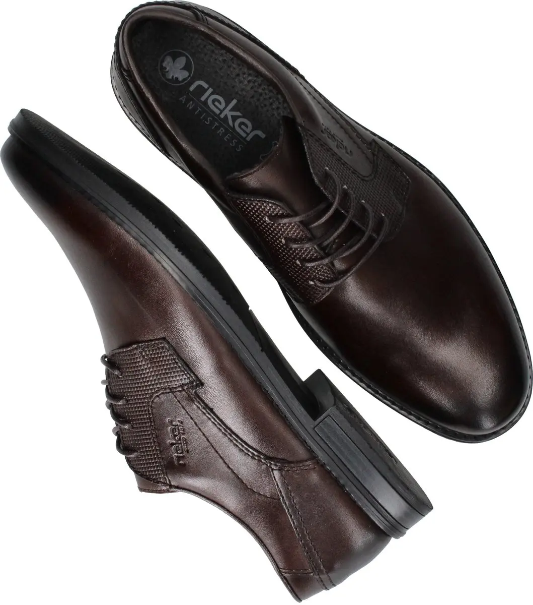Rieker Heren Veterschoenen 42 - Bruin - afbeelding 3 van 6