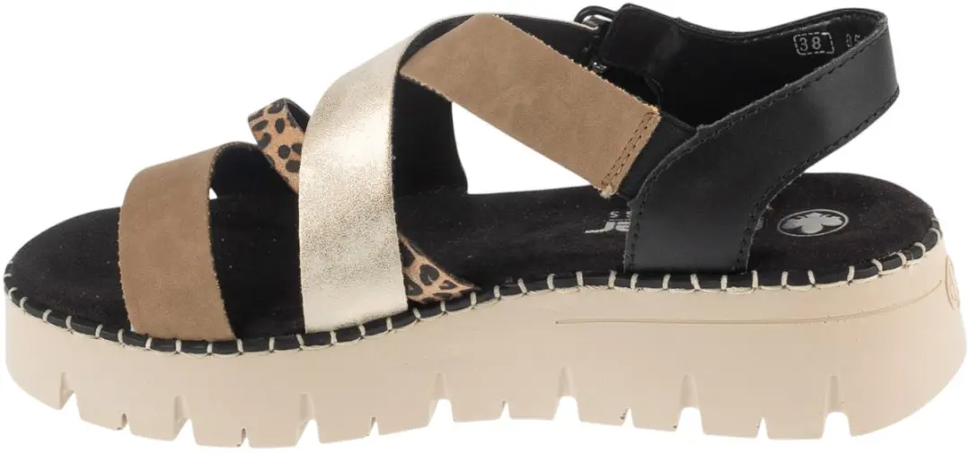 Rieker V1063-90 Sandalen - Vrouwen - 42 - Beige - afbeelding 2 van 5