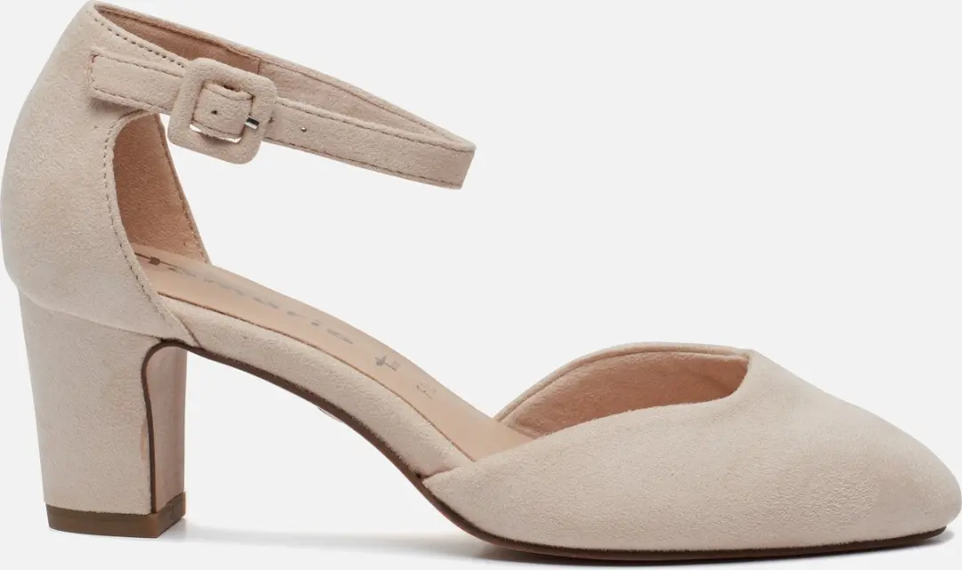 Tamaris Pumps beige Textiel