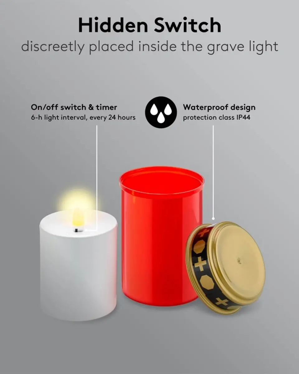 Goobay No Name LED Graflicht 2400K - Rood - IP44