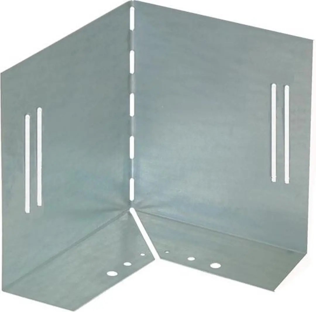 Hoekstuk t.b.v. metalen randkist 150x300 SV (25 stuks)
