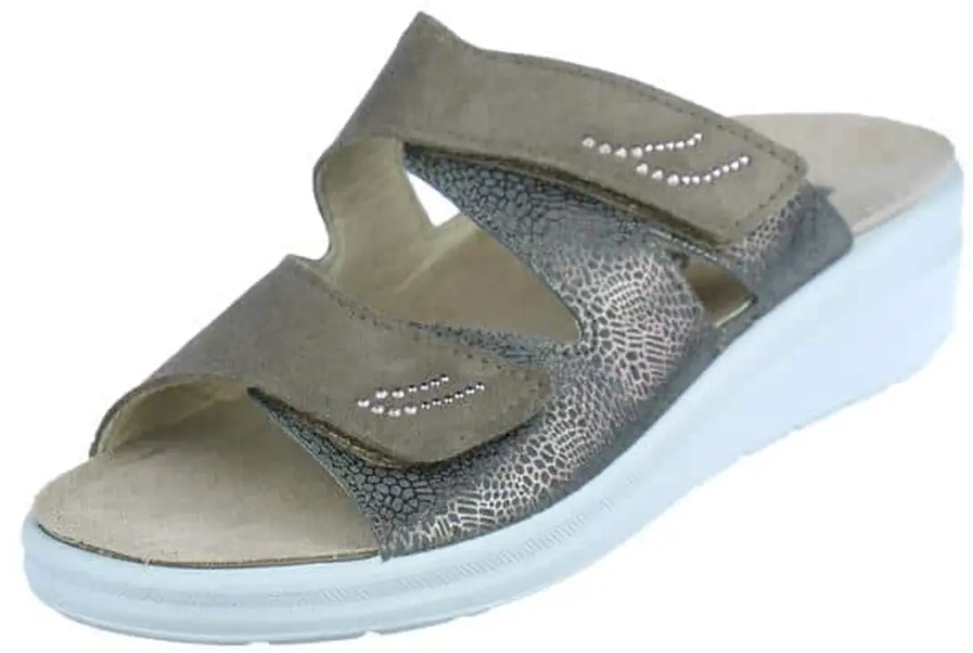 Rohde Dames Slippers Slides - Goud - 41 - afbeelding 4 van 6