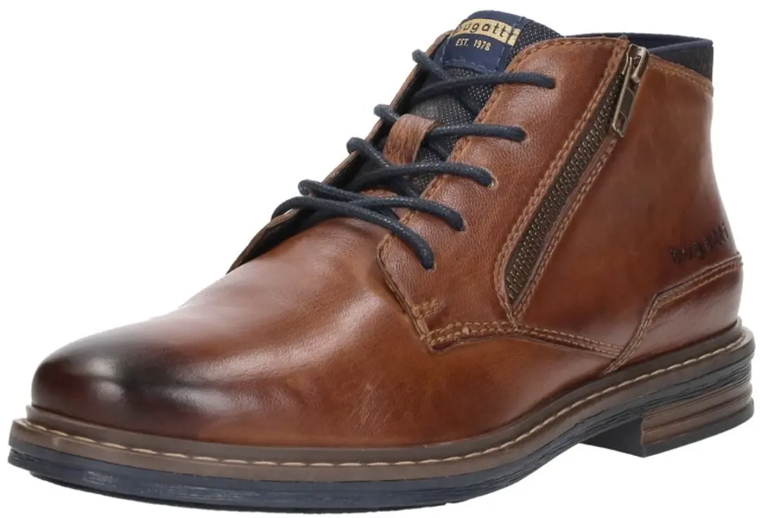 Bugatti Rigalo Evo Veterschoenen Hoog - cognac - Maat 44