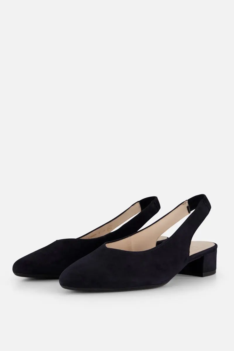 Gabor Slingbacks blauw Suède