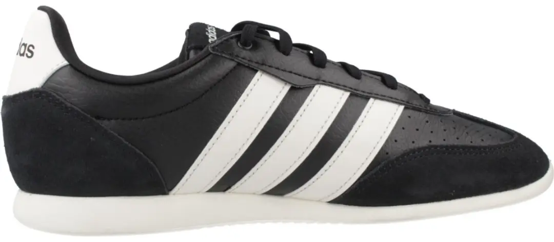 Adidas Heren BARREDA LO Sneaker HQ7382 Leer Streetstyle Zwart
