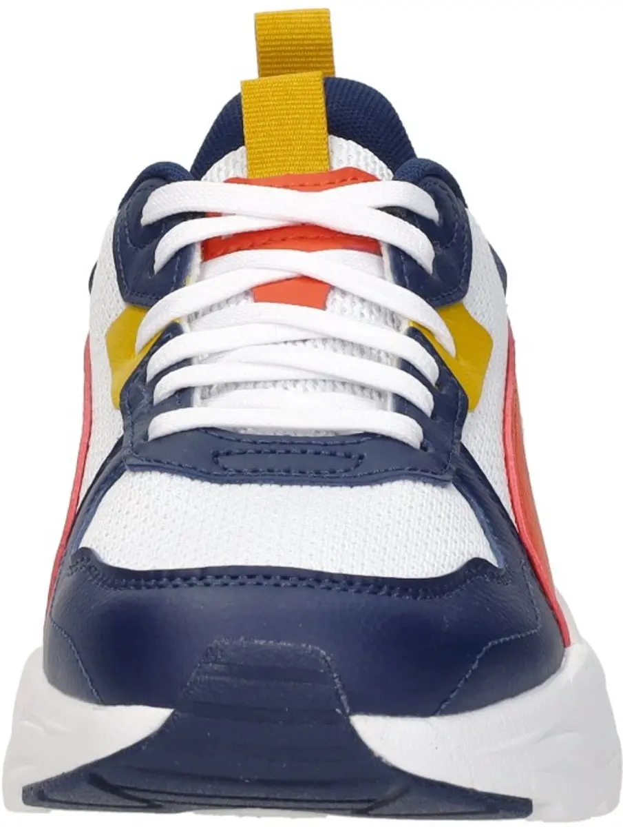 PUMA Trinity Lite Jr Unisex Sneakers - White/Fierce Red/Persian Blue - afbeelding 3 van 6