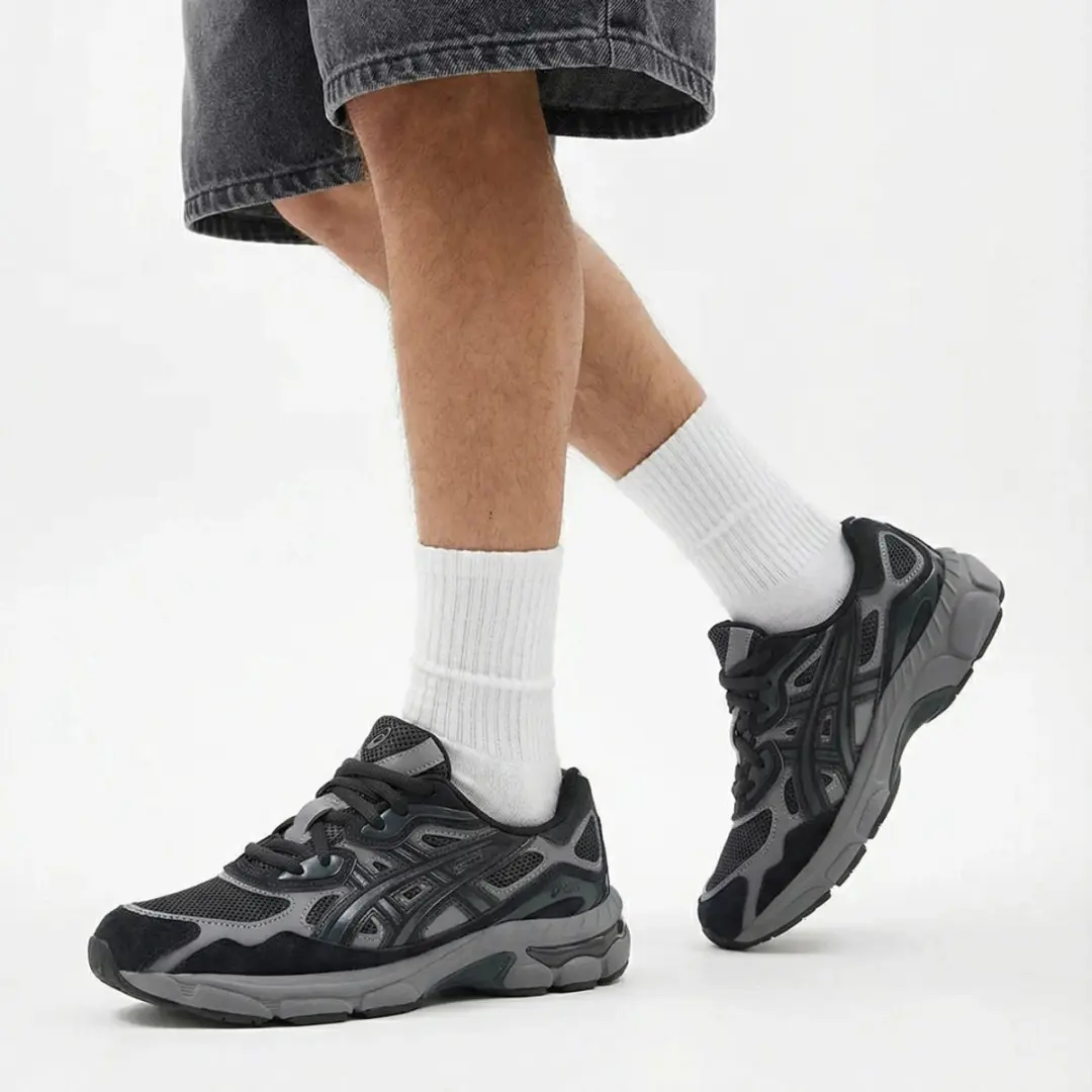 ASICS Gel Sneakers - Graphite Grey/Black - Wit - afbeelding 2 van 6
