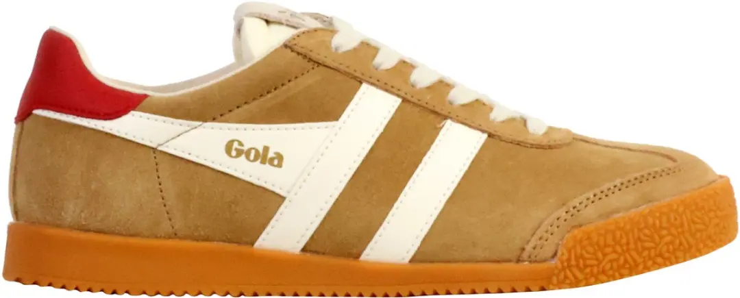 Gola Elan Vrouwen Sneakers - 39 - Caramel/Off White/Deep Red