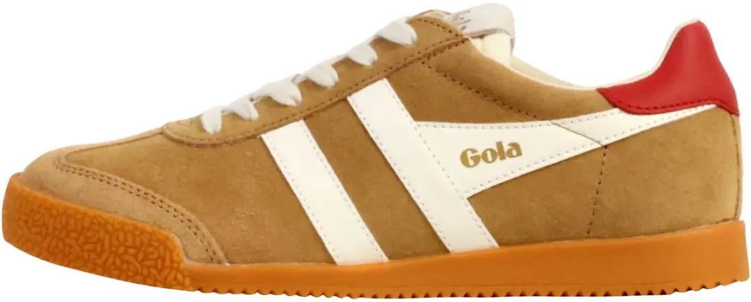 Gola Elan Vrouwen Sneakers - 39 - Caramel/Off White/Deep Red
