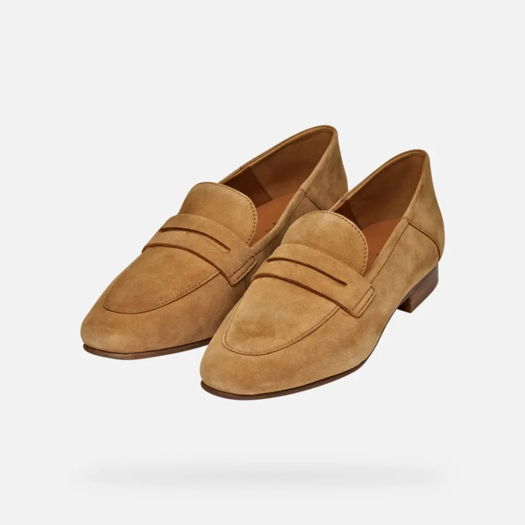 Geox Mantinea Loafers - Cognac - Maat 38.5