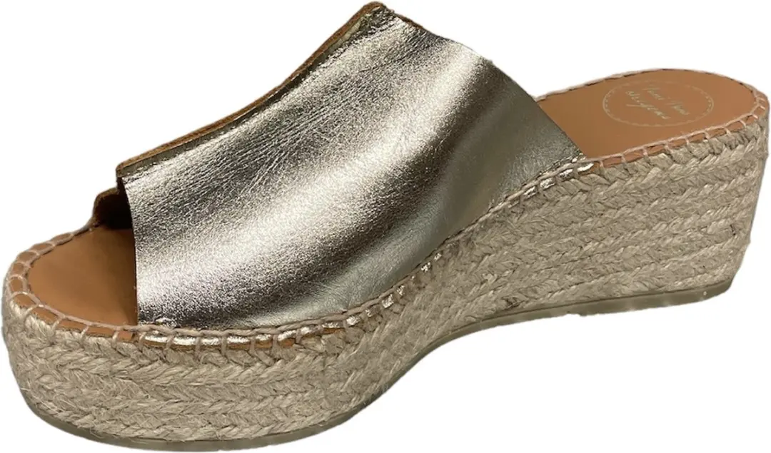 Toni Pons Ivonne Espadrilles - Goud - Maat 41 - afbeelding 2 van 6
