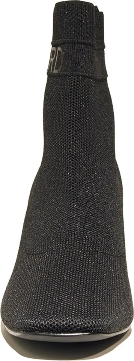 La Strada Enkellaarzen Knitted - Zwart Zilver - afbeelding 6 van 6