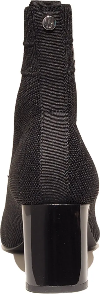 La Strada Enkellaarzen Knitted - Zwart Zilver - afbeelding 5 van 6