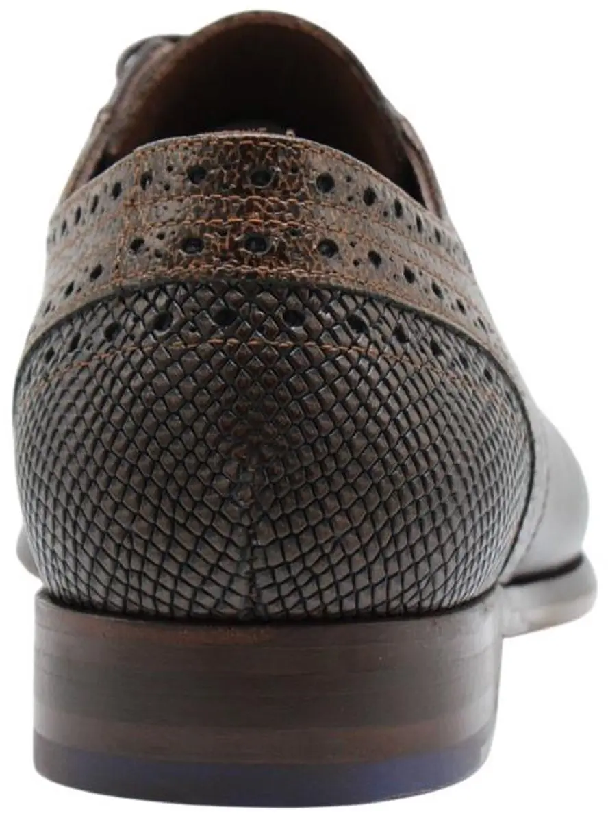 Floris van Bommel De Stapper Veterschoenen SFM-30361 - Bruin - afbeelding 6 van 6