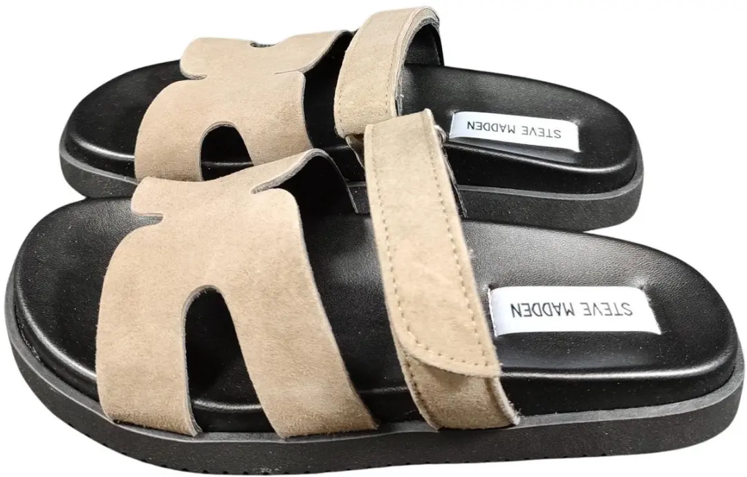 Steve Madden Missile-E Damessandalen 39 - Brons Satin - afbeelding 3 van 6