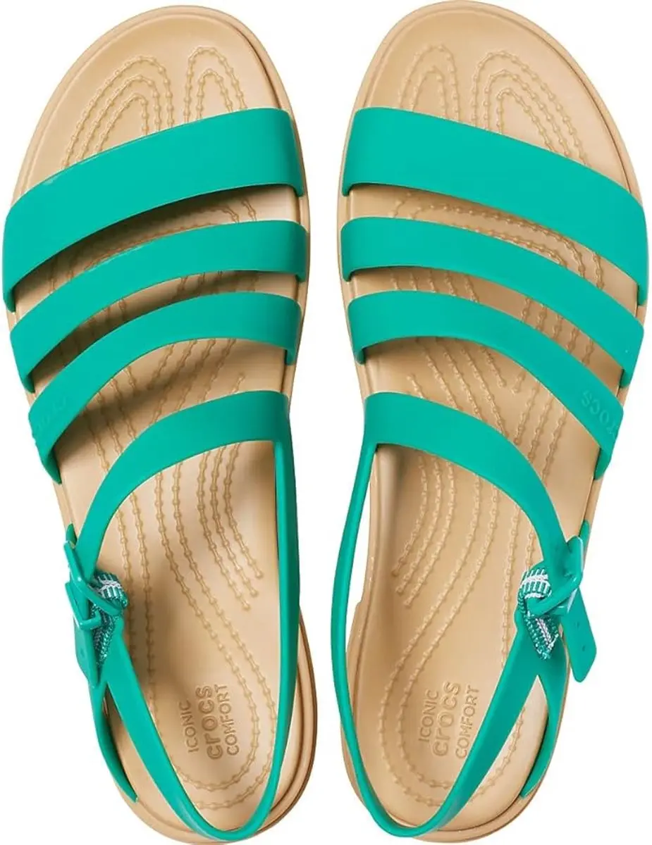 Crocs Tulum Sandalen Groen/Tan Maat 41/42 US 10