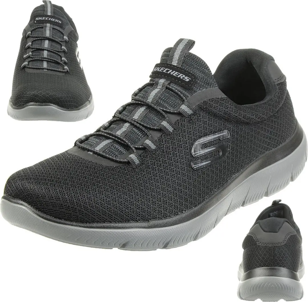 Skechers Sport Summits Heren Sneakers - Zwart - afbeelding 3 van 6