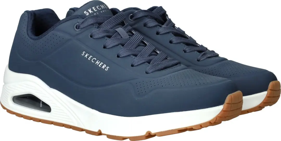 Skechers Uno Stand On Air Heren Sneakers - Navy